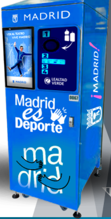 Máquina expendedora inversas